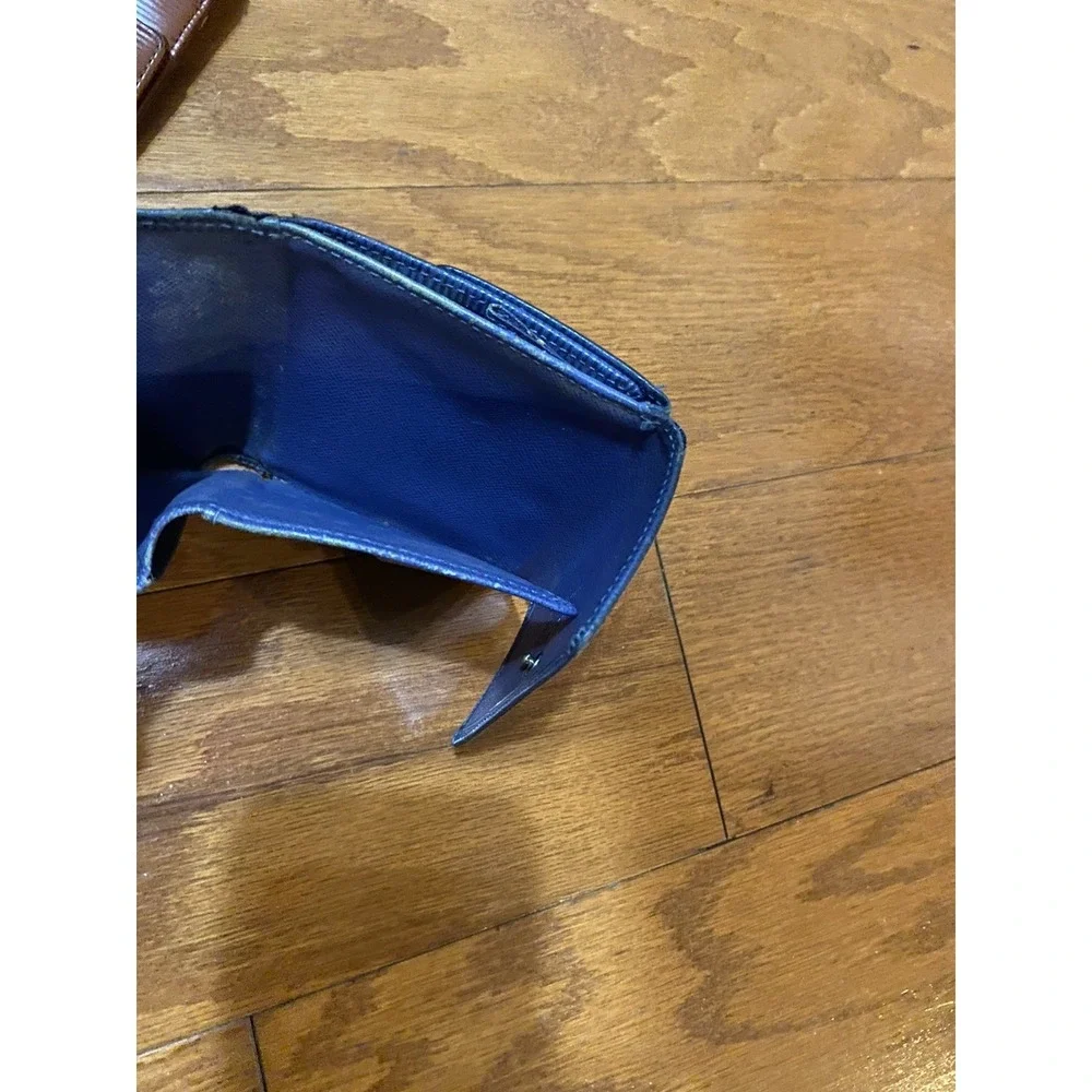Used Lots of‎ 2 Auth Louis Vuitton Eli Leather Blue Coffee Trash Poor Condition